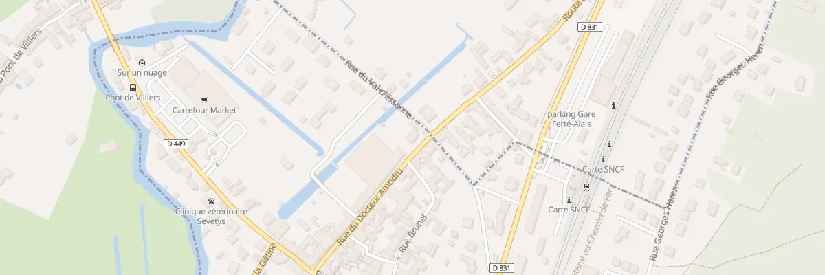 Plan du 17 Rue du Docteur Amodru à La Ferté-Alais