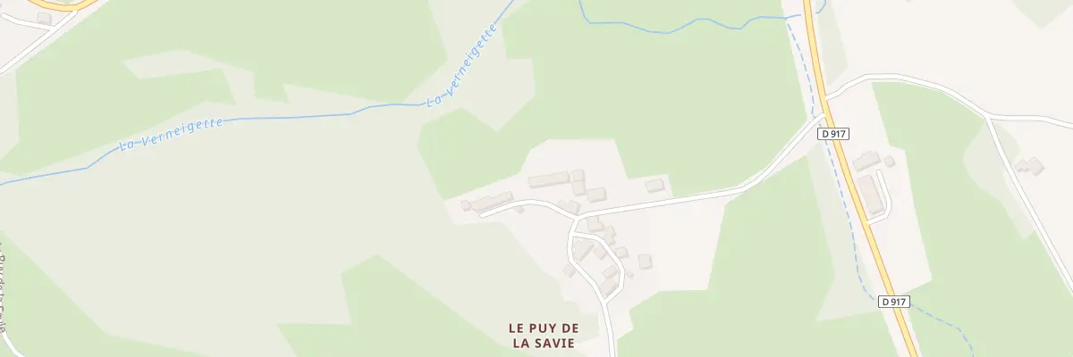 Plan du 15 Le Puy de la Savie à Verneiges