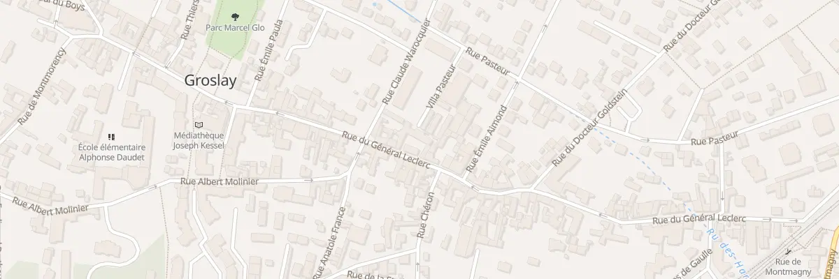 Plan du 55 Rue du Général Leclerc à Groslay