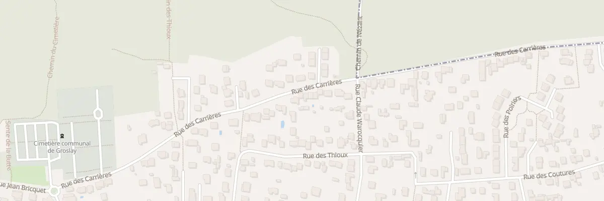 Plan du 56 Rue des Carrières à Groslay