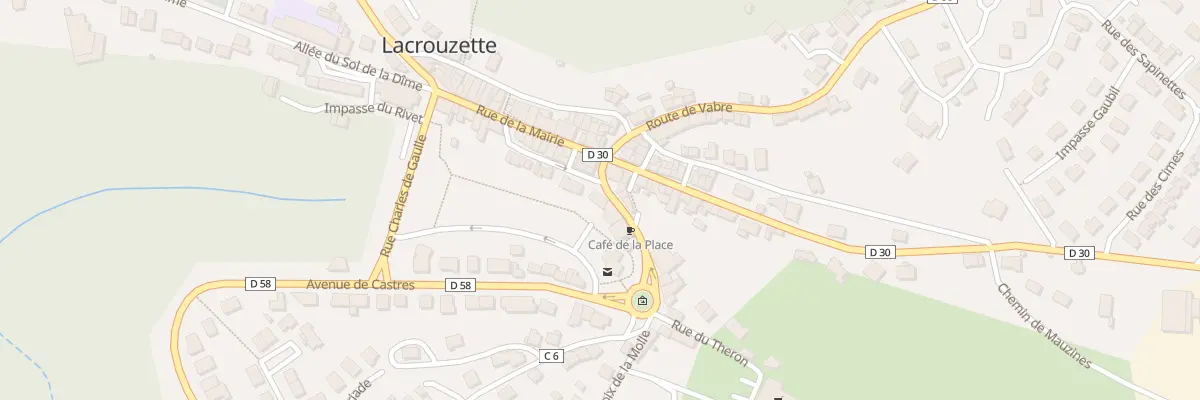 Plan du 6 Rue Fortune Albert à Lacrouzette