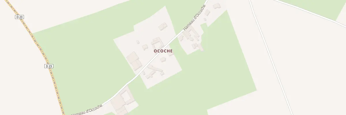 Plan du 16 Hameau d’Occoche à Maisnil