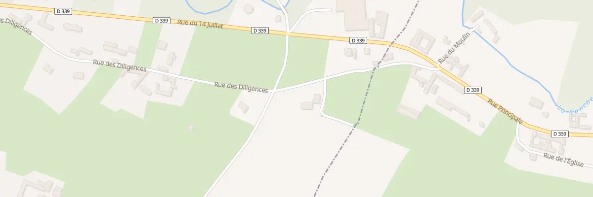 Plan du 72 Rue des Diligences à Rebreuve-sur-Canche