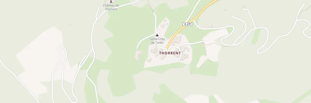 Plan du 217 Thorrent à Sahorre