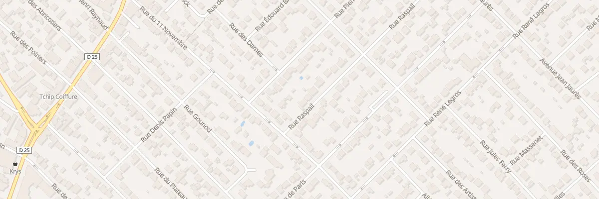Plan du 7 Rue Raspail à Savigny-sur-Orge