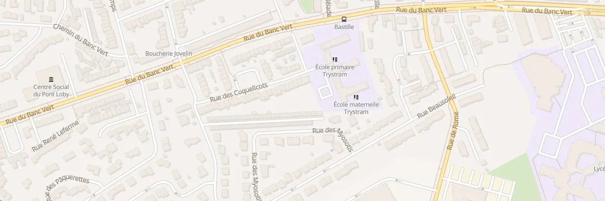 Plan du 40 Rue des Coquelicots à Dunkerque