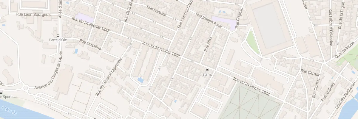 Plan du 25 Rue des Rames à Carcassonne