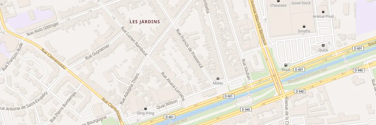 Plan du 78 Rue Francis de Pressence Sp à Dunkerque