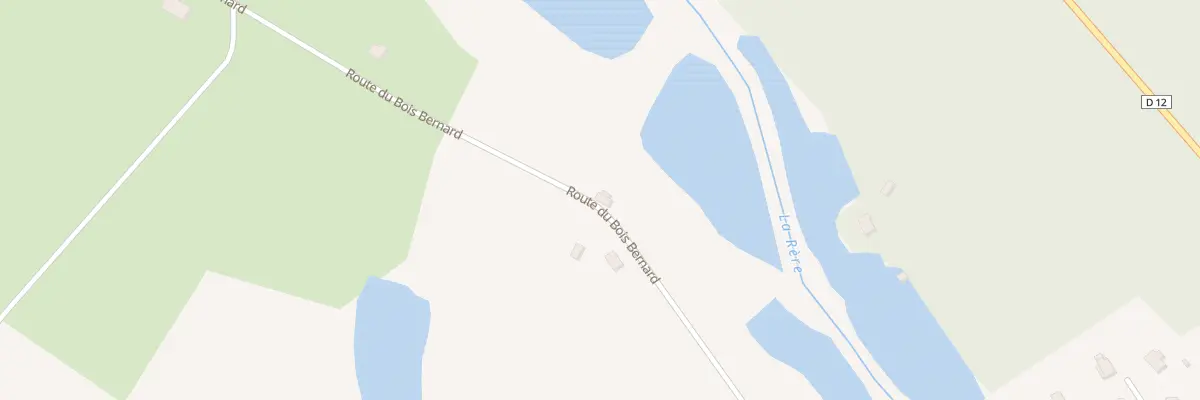 Plan du 8 Rte du Bois Bernard à Presly