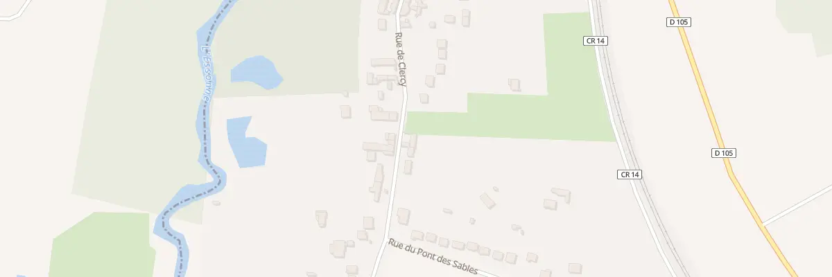 Plan du 55 Rue de Clercy à Guigneville-sur-Essonne