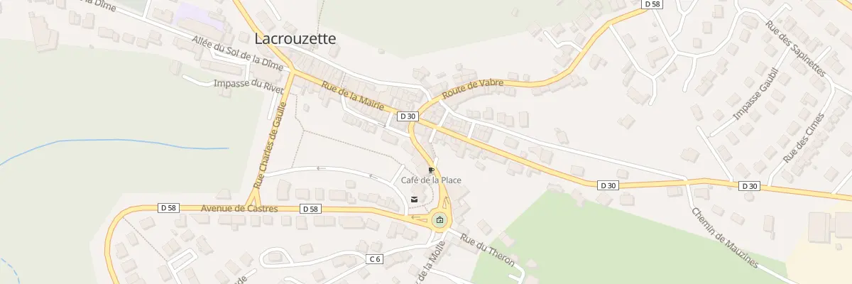 Plan du 3 Rue Fortune Albert à Lacrouzette