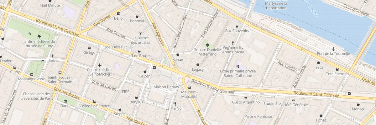Plan du 56 Bd Saint-Germain à Paris 5e Arrondissement
