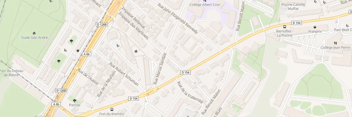 Plan du 5 Rue des Martinets au Kremlin-Bicêtre