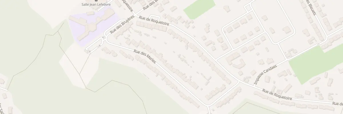Plan du 23 Rue des Merles à Racquinghem