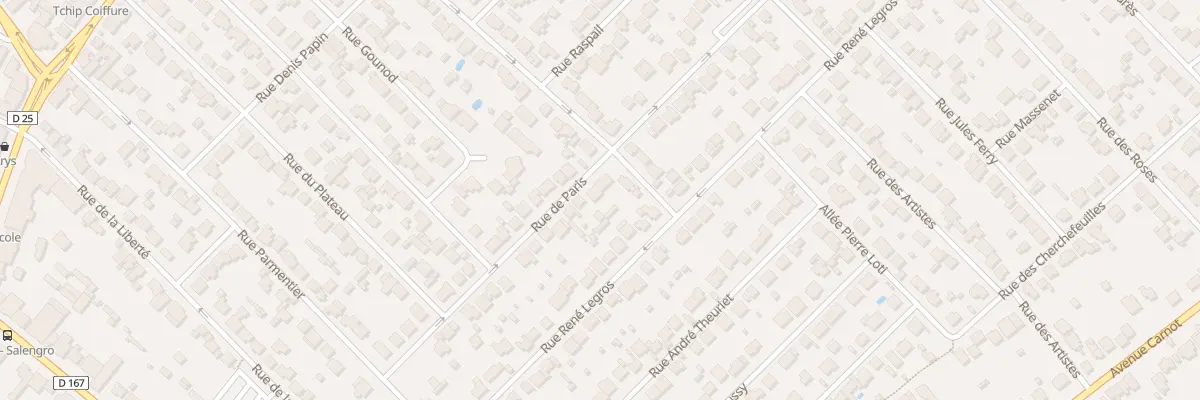 Plan du 36 Rue de Paris à Savigny-sur-Orge