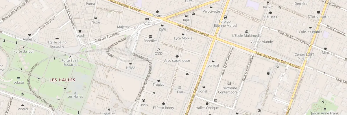 Plan du 117 Rue Saint-Denis à Paris 1er Arrondissement