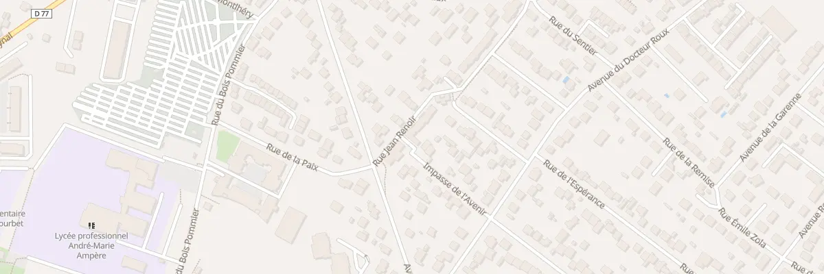 Plan du 4 Rue Jean Renoir à Morsang-sur-Orge