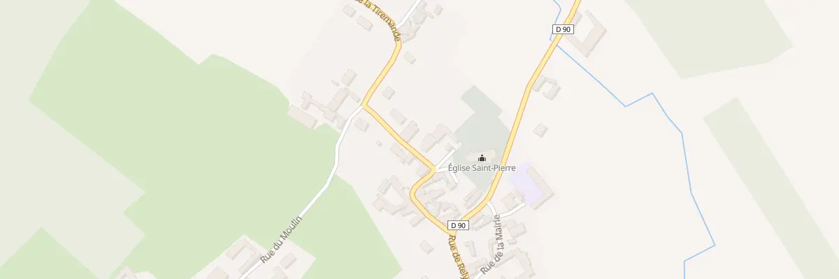Plan du 2 Rue de la Tiremande à Ligny-lès-Aire