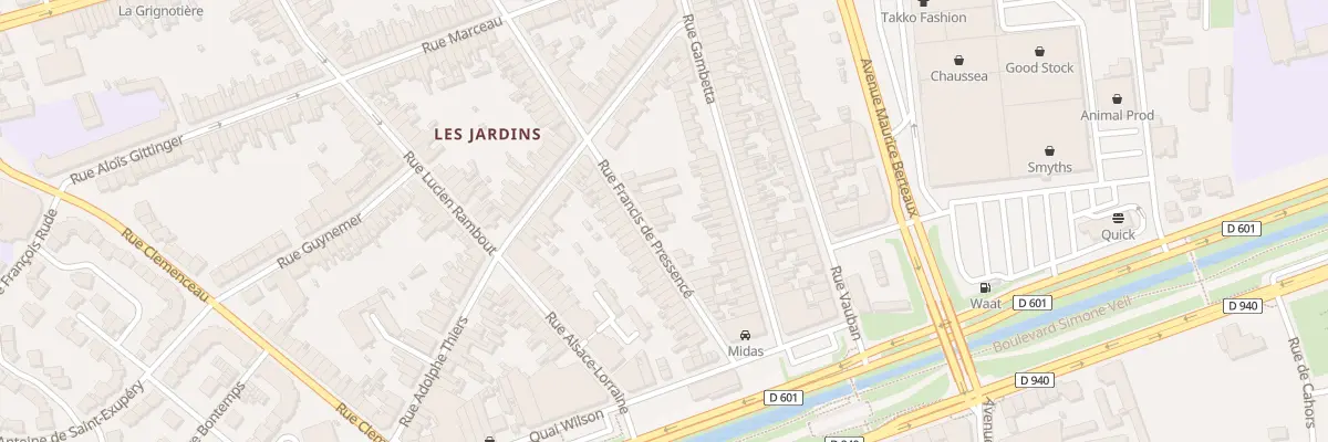 Plan du 65 Rue Francis de Pressence Sp à Dunkerque