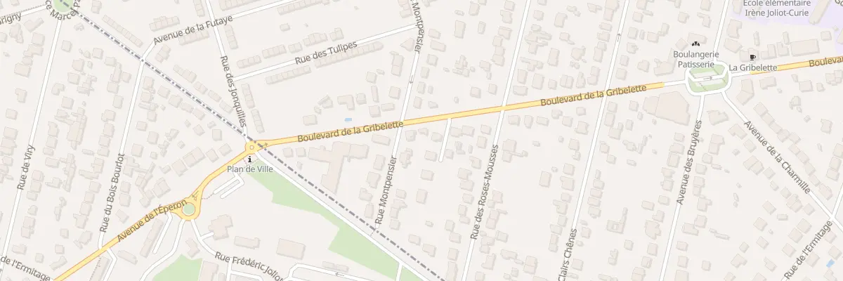 Plan du 16 Bd de la Gribelette à Morsang-sur-Orge