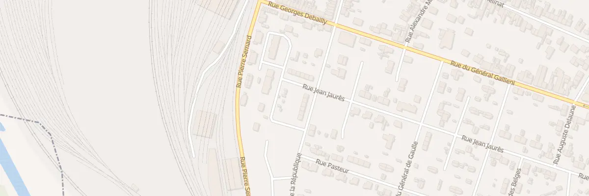 Plan du 119B Rue de la République à Longueau