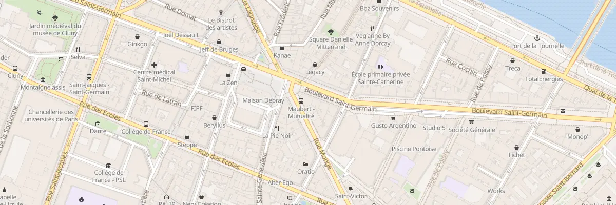 Plan du 47 Bd Saint-Germain à Paris 5e Arrondissement