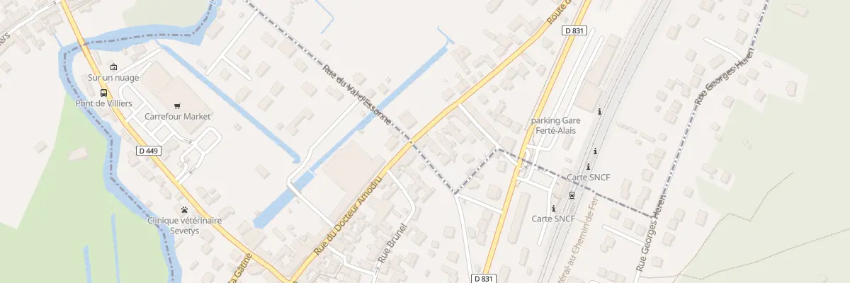 Plan du 1 Bd du Val d’Essonne à Baulne