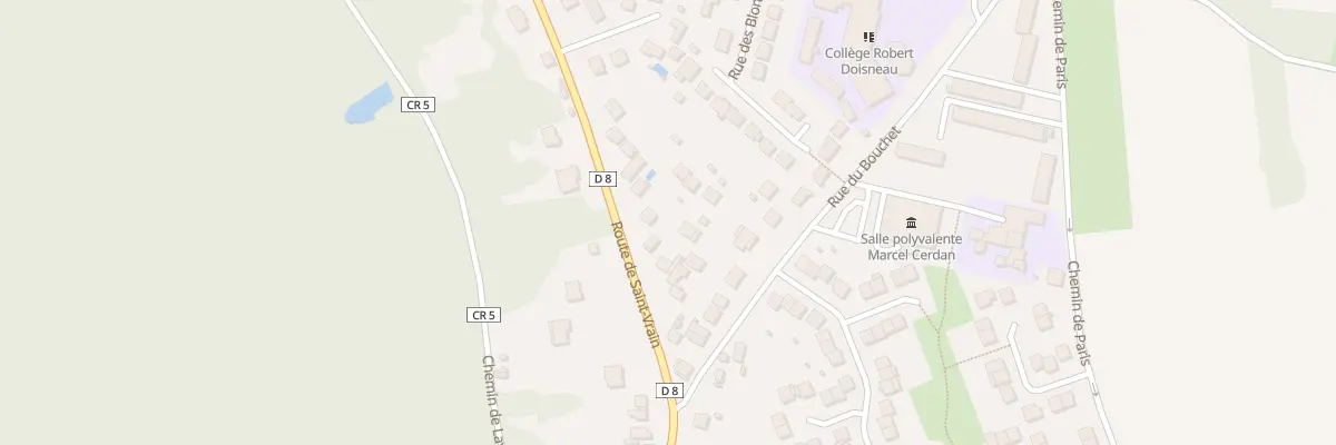 Plan du 44A Rte de St Vrain à Itteville