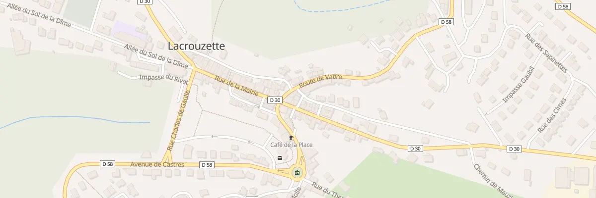 Plan du 4 Che de Pierre à Lacrouzette