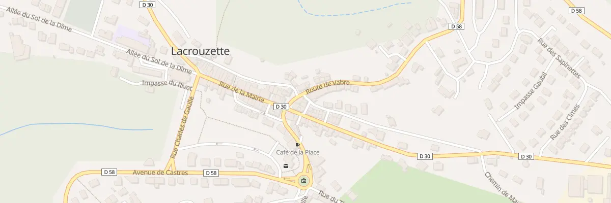 Plan du 2 Che de Pierre à Lacrouzette