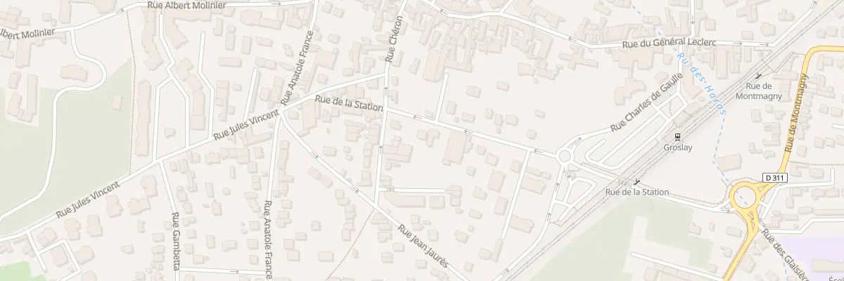 Plan du 18 Rue de la Station à Groslay