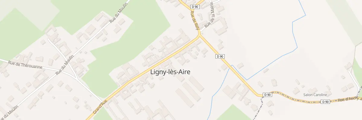 Plan du 7 Gr Grande Rue à Ligny-lès-Aire