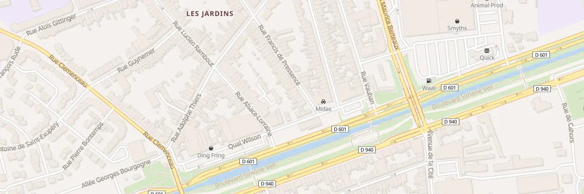 Plan du 92 Rue Francis de Pressence Sp à Dunkerque