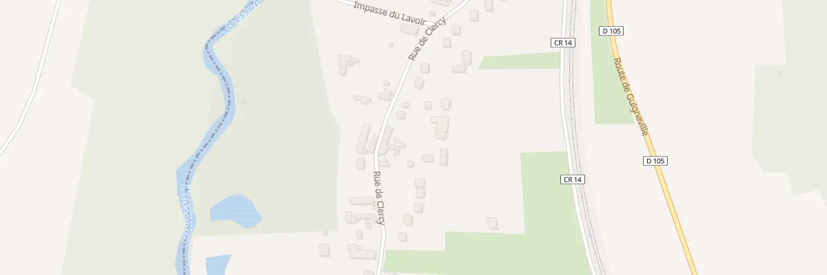 Plan du 37A Rue de Clercy à Guigneville-sur-Essonne