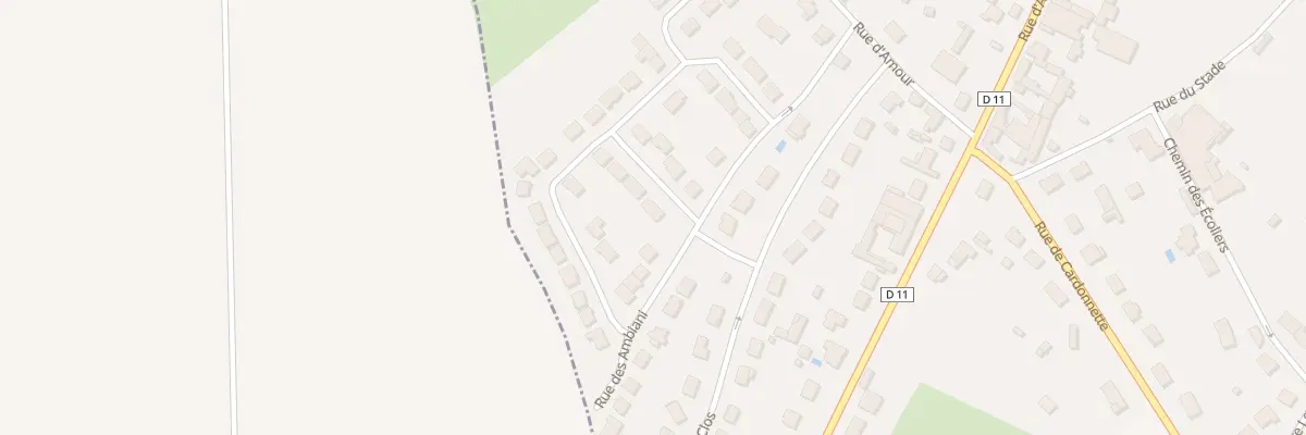 Plan du 3 Rue du bijou antique à Rainneville