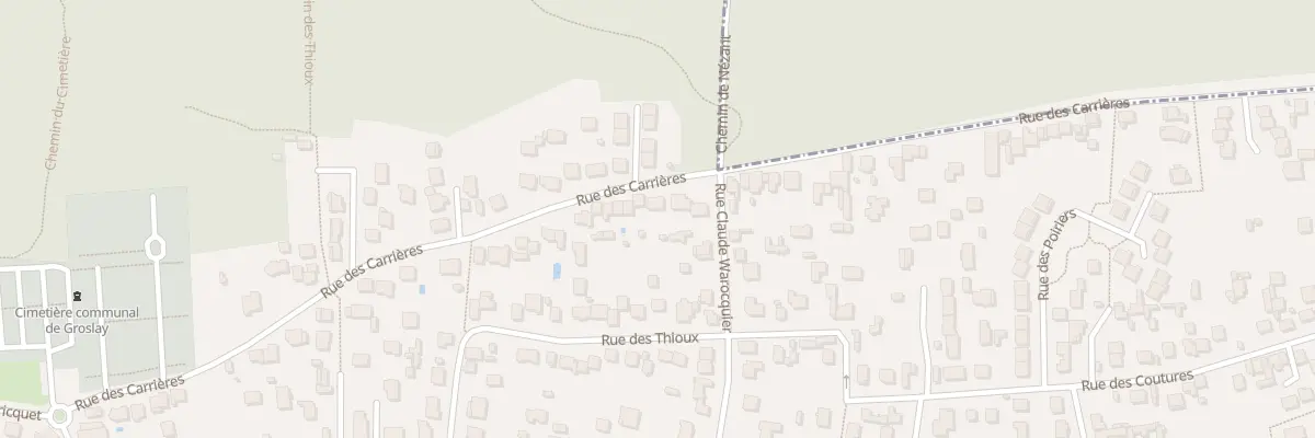 Plan du 64 Rue des Carrières à Groslay