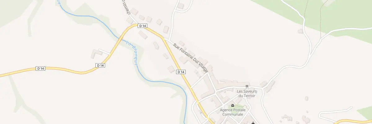 Plan du 4 Le Village à Bugarach