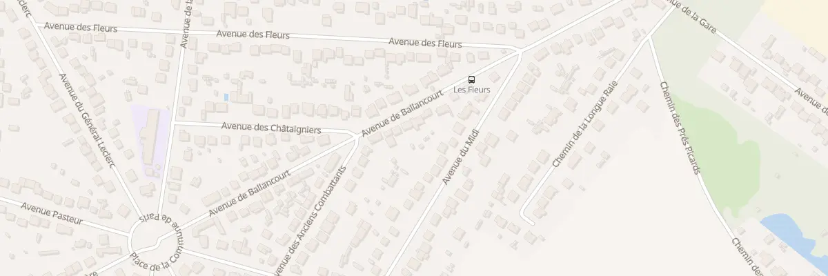 Plan du 28 Av de Ballancourt à Itteville