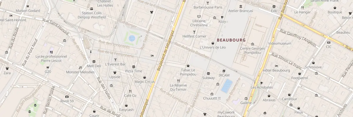 Plan du 20 Rue de la Reynie à Paris 4e Arrondissement