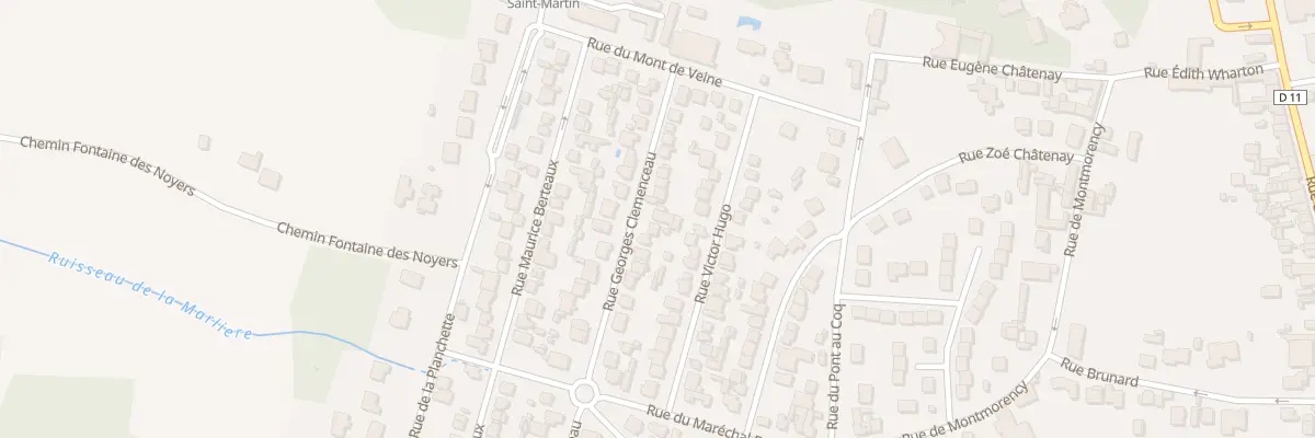 Plan du 44 Rue Georges Clémenceau à Saint-Brice-sous-Forêt