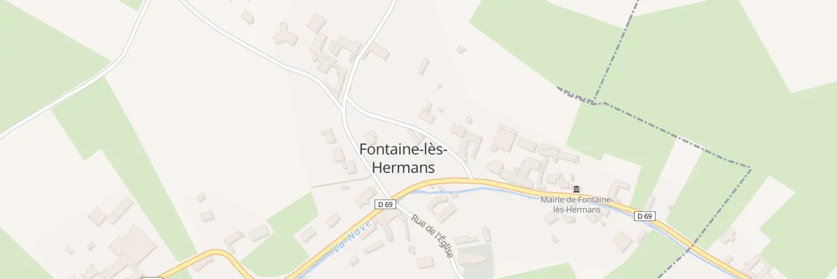 Plan du 1 Rue de la Cressonniere à Fontaine-lès-Hermans