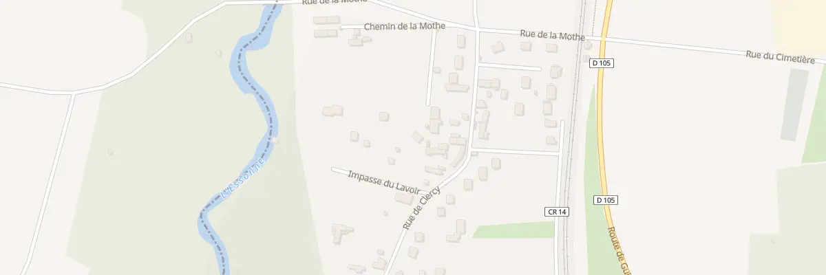 Plan du 1 Imp du Lavoir à Guigneville-sur-Essonne