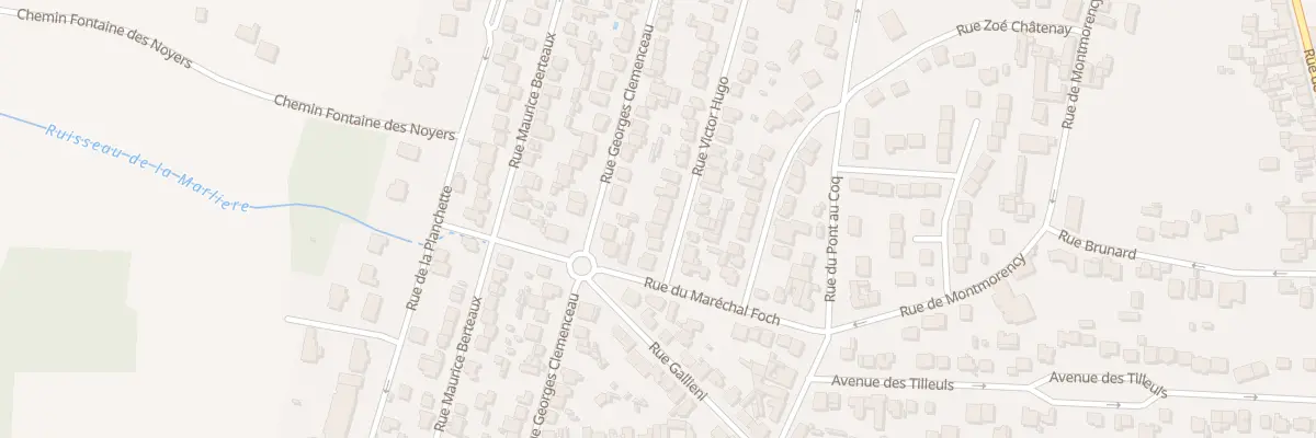 Plan du 7 Rue Victor Hugo à Saint-Brice-sous-Forêt