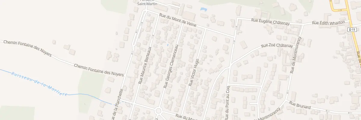 Plan du 46 Rue Georges Clémenceau à Saint-Brice-sous-Forêt