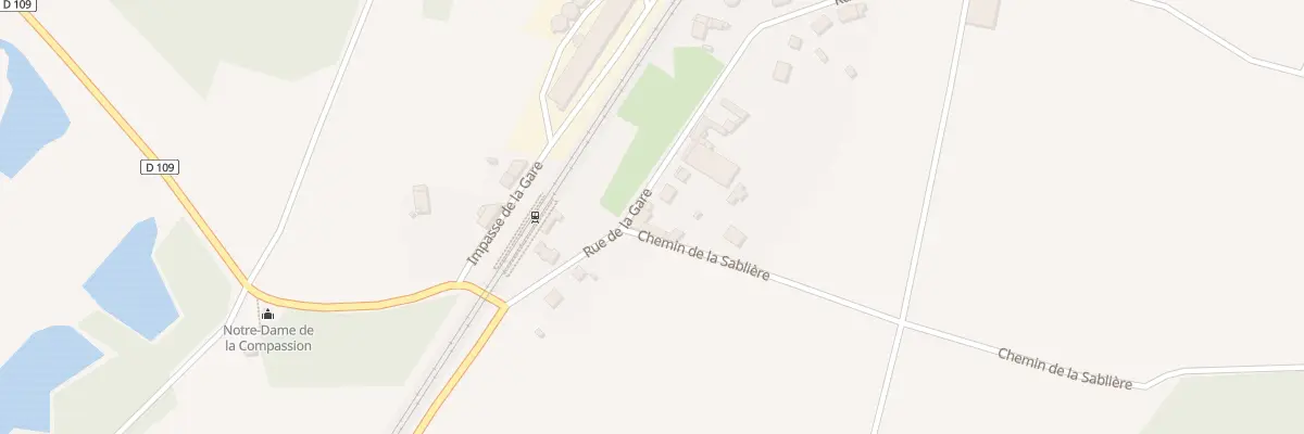 Plan du 8 Rue de la Gare à La Faloise