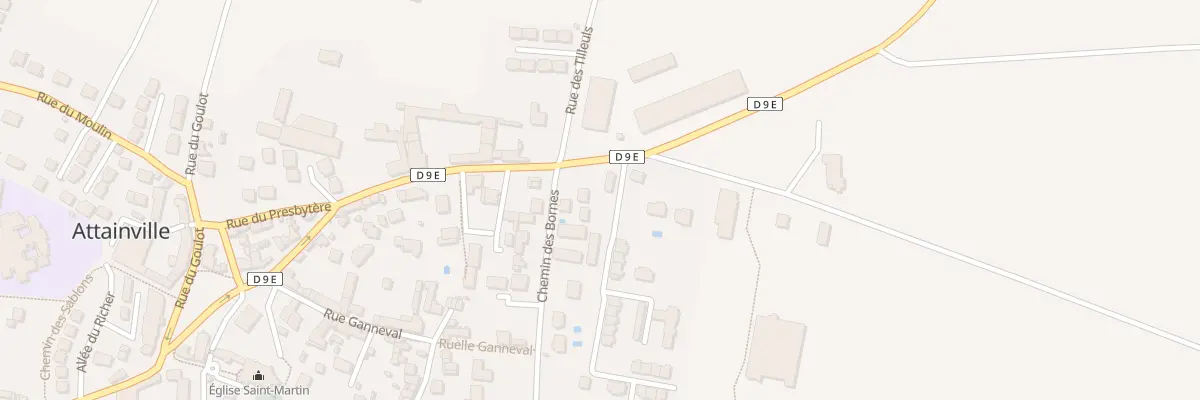 Plan du 3 Che des Bornes à Attainville