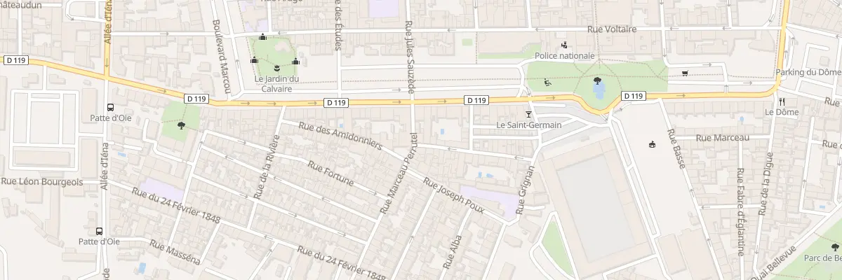 Plan du 64 Rue Marceau Perrutel à Carcassonne