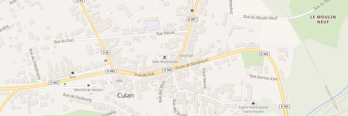Plan du 3 Rte de Saint-amand à Culan