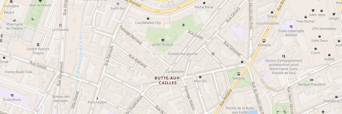 Plan du 46 Rue des Cinq Diamants à Paris 13e Arrondissement