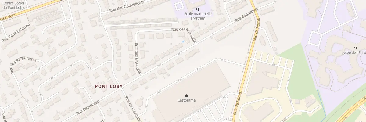 Plan du 674 Rue Beausoleil à Dunkerque